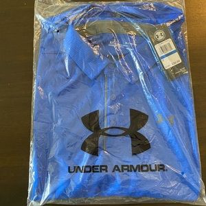 NWT Under Armour HeatGear Royal Blue Polo, XL